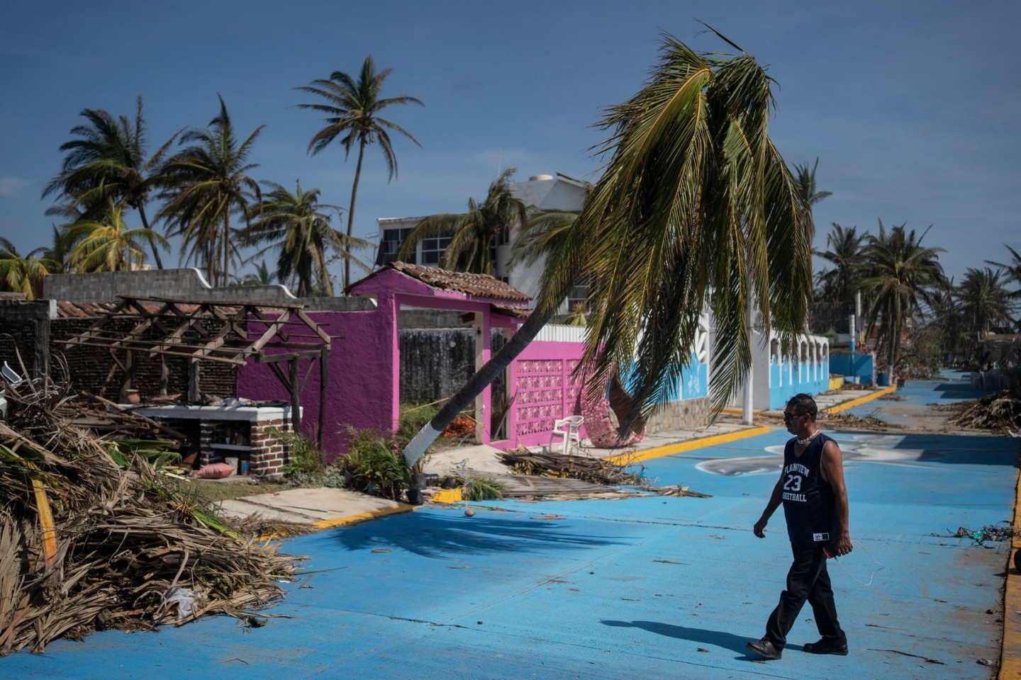 Schäden in Acapulco nach dem Hurrikan «Otis».